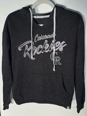 Women’s '47: Colorado Rockies Ladies Hoodie Dark Gray Size Small MLB